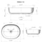 Ruvati 19-inch Matte White epiStone Solid Surface Modern Bathroom Vessel Sink RVB2119WH - alternate 4